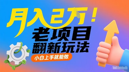 月入2W！老项目翻新玩法，小白上手就能做，非常容易上手-梦帆创业网