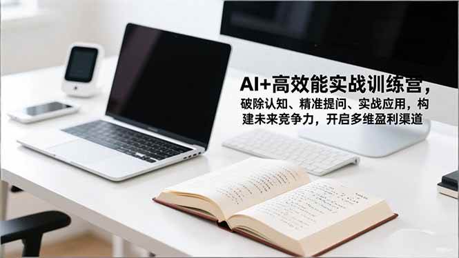 （16635期）AI+高效能实战训练营，破除认知、精准提问、实战应用，构建未来竞争力，开启多维盈利渠道-梦帆创业网