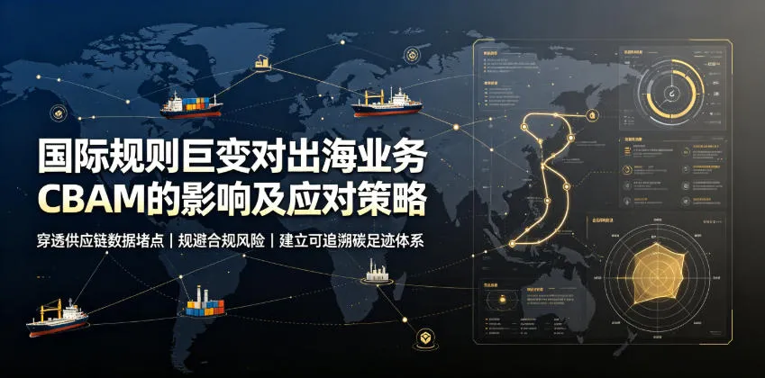 国际规则巨变对出海业务CBAM的影响及应对策略，帮助企业穿透供应链数据堵点，规避合规风险-梦帆创业网