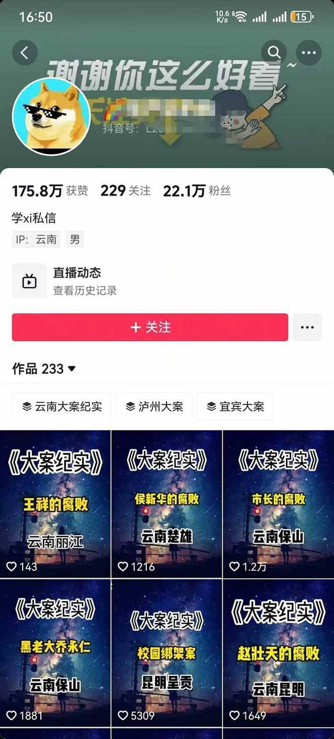 大案纪实解说短视频制作，文案生成、剪辑教学、伙伴计划，单条收益可达7-10元-梦帆创业网