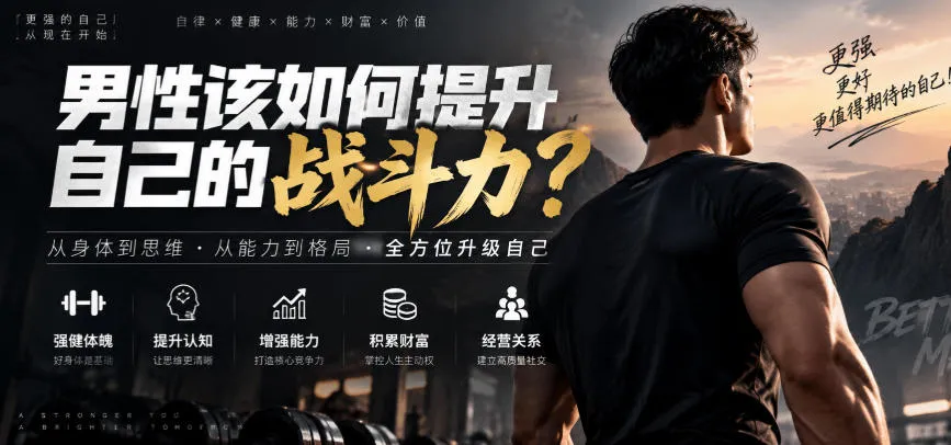 付费文章:男性该如何提升自己的战斗力? 付费文章:男性该如何提升自己的战斗力?