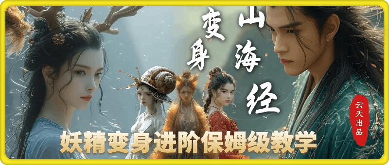 云天AI山海经变身视频教程，妖精变身进阶保姆级教学-梦帆创业网