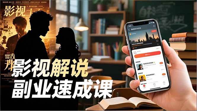 （16740期）Tk影视解说副业速成课，软件安装、全流程实操、爆款预设，新手两周变现-梦帆创业网