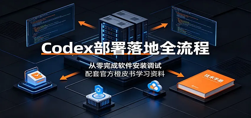 Codex部署落地全流程：从零完成软件安装调试，配套官方橙皮书学习资料-梦帆创业网