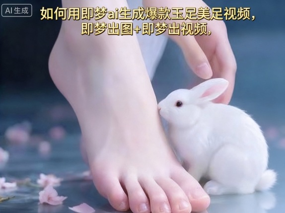 如何用即梦ai生成爆款玉足美足视频，即梦出图+即梦出视频，快速涨粉-梦帆创业网
