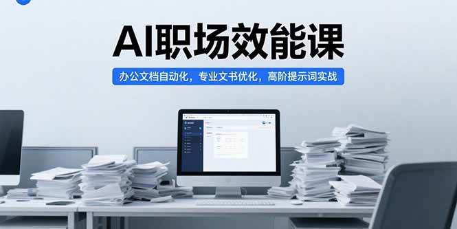 （15371期）AI职场效能课，办公文档自动化，专业文书优化，高阶提示词实战-梦帆创业网