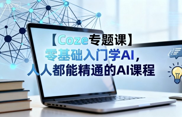 【Coze专题课】零基础入门学AI，人人都能精通的AI课程-梦帆创业网
