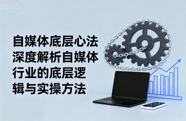 自媒体底层心法，深度解析自媒体行业的底层逻辑与实操方法-梦帆创业网