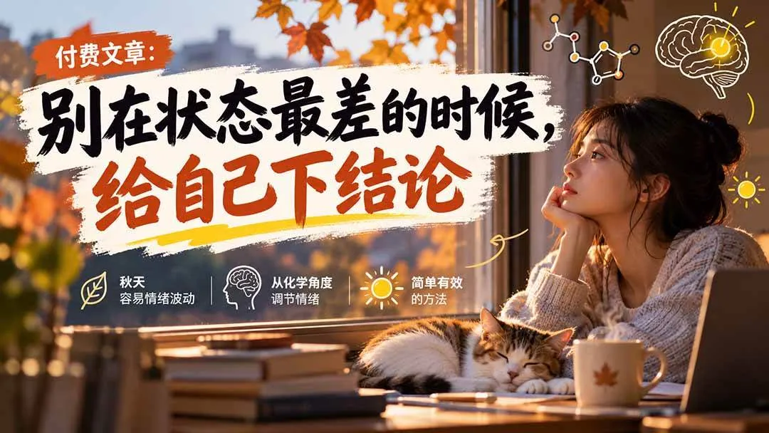 （20716期）【无水印】某付费文章：别在状态最差的时候，给自己下结论-梦帆创业网
