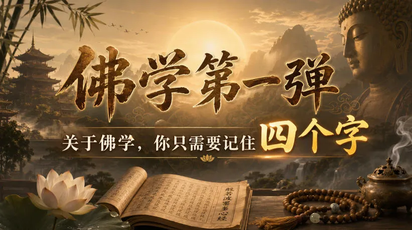 付费文章：佛学第一弹，关于佛学，你只需要记住四个字-梦帆创业网