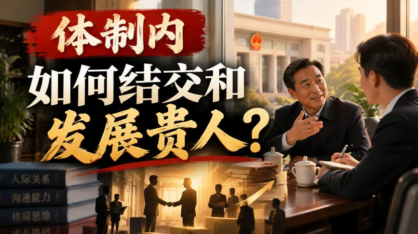 某公众号付费文章：体制内，如何结交和发展贵人?-梦帆创业网