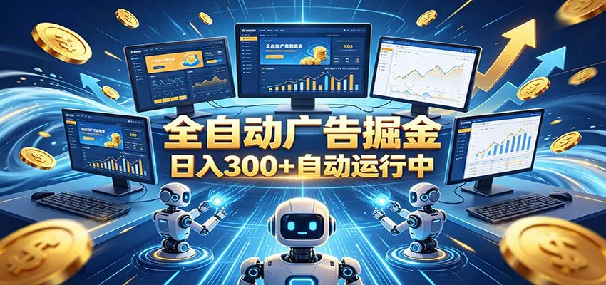 自动广告G机，日入300+，正规平台，广告浏览获益，时间自由，适合各类人群日常增收-梦帆创业网