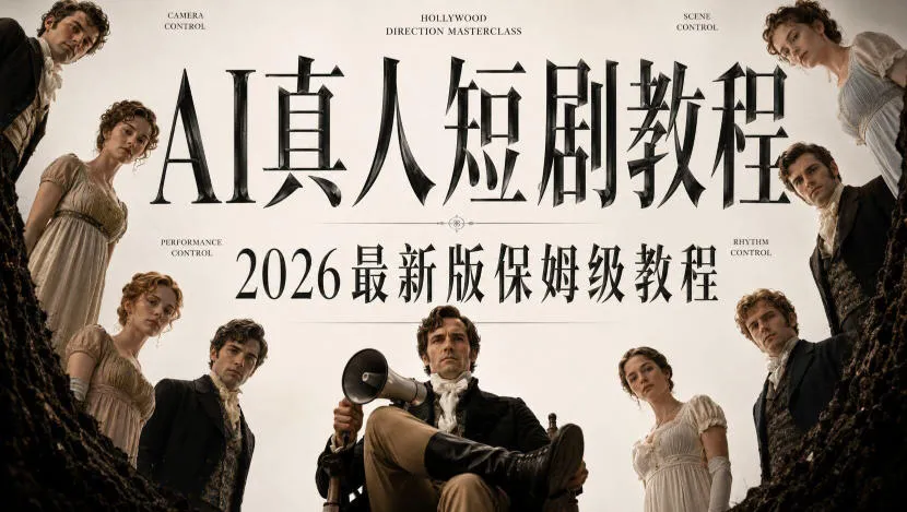 AI真人短剧制作全流程，AI视频大佬专为零基础研制的AI短剧教程，保姆级教程，新手一学就会！-梦帆创业网