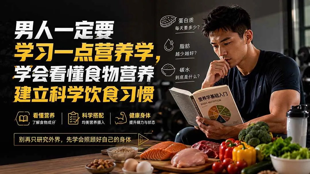 （20055期）付费文章：男人一定要学习一点营养学，学会看懂食物营养建立科学饮食习惯-梦帆创业网