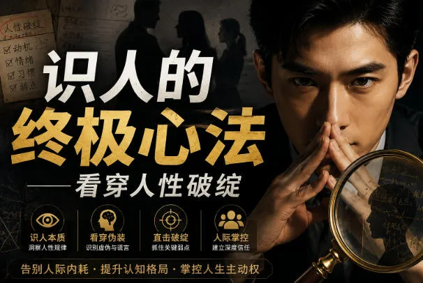 付费文章：识人的终极心法——看穿人性破绽-梦帆创业网