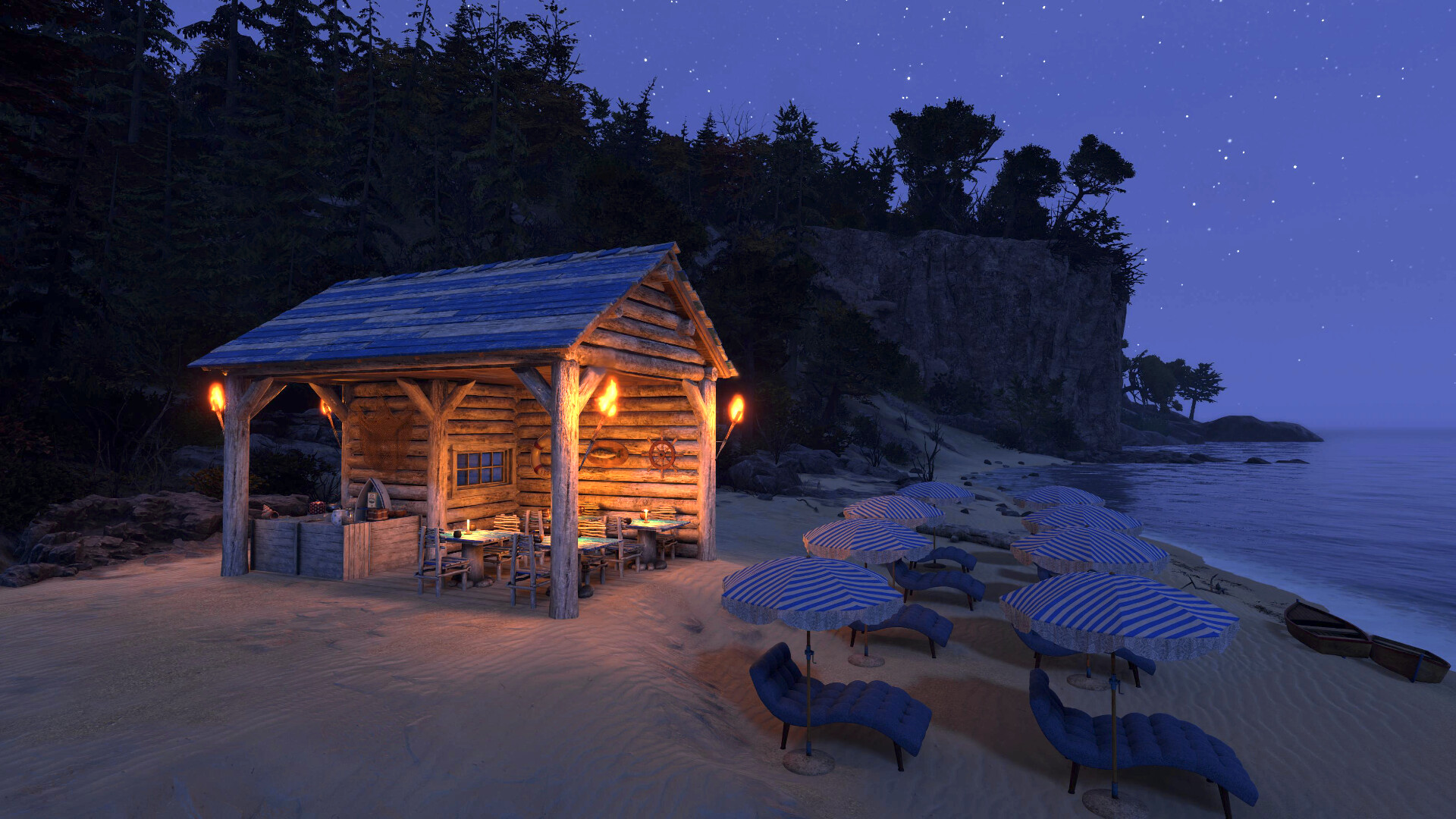 温馨小木屋/Log Away