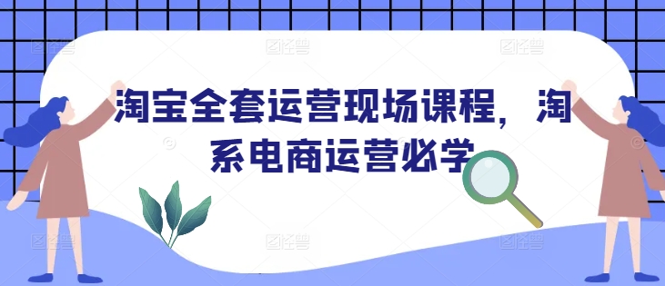 淘宝全套运营现场课程，淘系电商运营必学-梦帆创业网