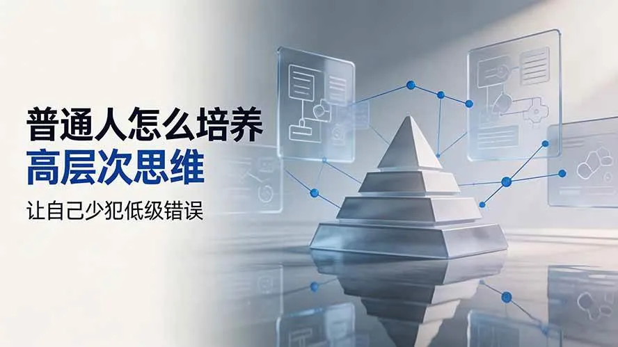 （19637期）付费文章：普通人怎么培养高层次思维，让自己少犯低级错误-梦帆创业网