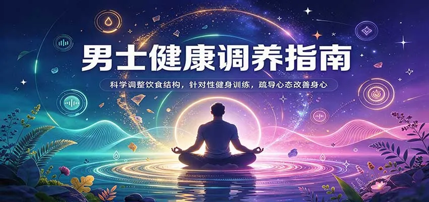 男士健康调养指南：科学调整饮食结构，针对性健身训练，疏导心态改善身心-梦帆创业网