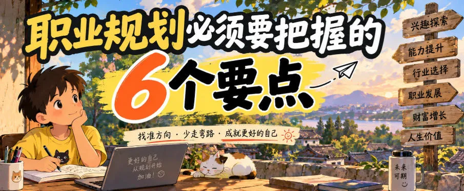 付费文章：职业规划必须要把握的6个要点-梦帆创业网