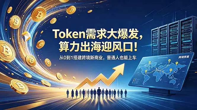 （18889期）Token需求大爆发，算力出海迎风口！从0到1搭建跨境新商业，普通人也能上车-梦帆创业网
