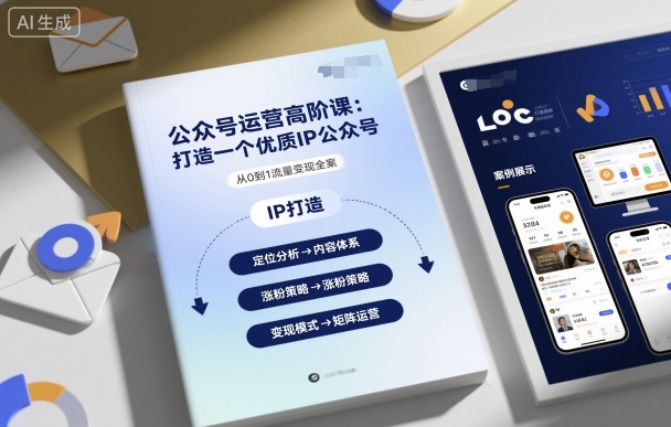 公众号运营高阶课，打造一个优质IP公众号-梦帆创业网