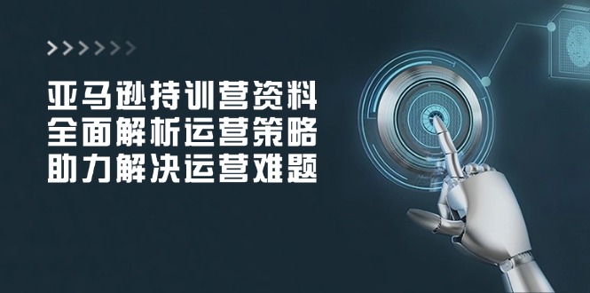 （14033期）亚马逊持训营资料，全面解析运营策略，助力解决运营难题-梦帆创业网