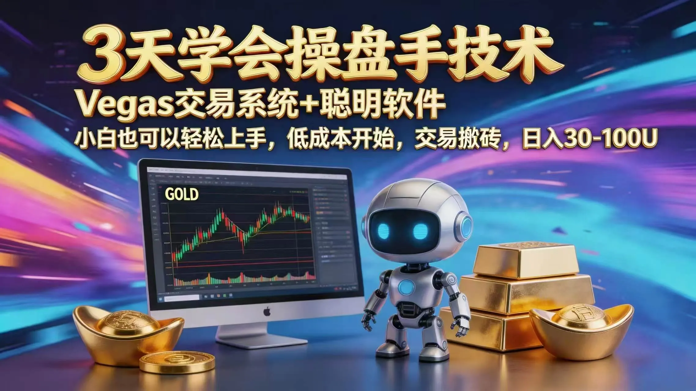 （18613期）三天学会操盘手技术，vegas技术+聪明软件，小白也可以轻松上手，日入1000+-梦帆创业网