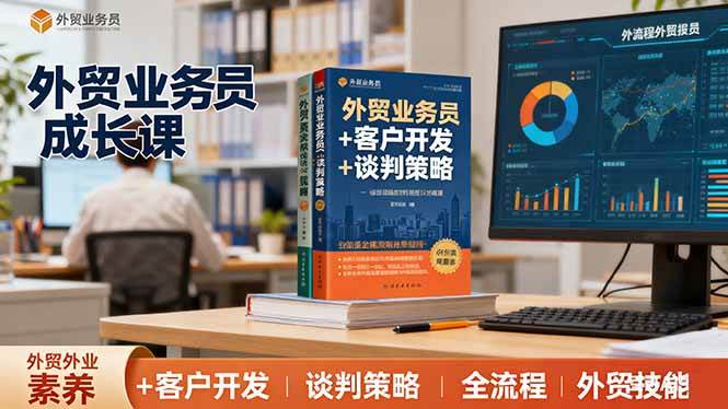 （16250期）外贸业务员成长课：职业素养+客户开发+谈判策略、掌握全流程外贸技能-梦帆创业网
