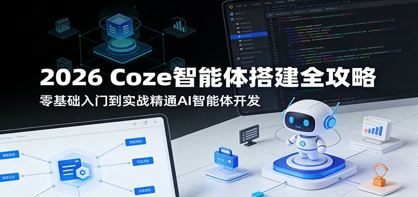 2026 Coze智能体搭建全攻略:零基础入门到实战精通AI智能体开发 2026 Coze智能体搭建全攻略:零基础入门到实战精通AI智能体开发