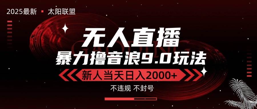 （15358期）最新抖音无人直播撸音浪独家9.0玩法，防封智能黑科技，新手当天日入2000+-梦帆创业网
