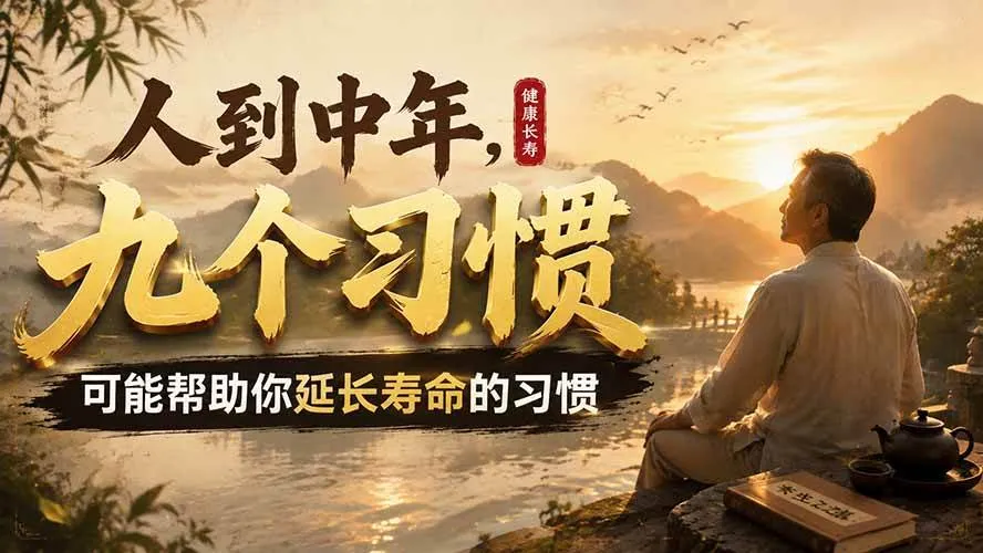 （19707期）付费文章：人到中年，九个可能帮助你延长寿命的习惯-梦帆创业网