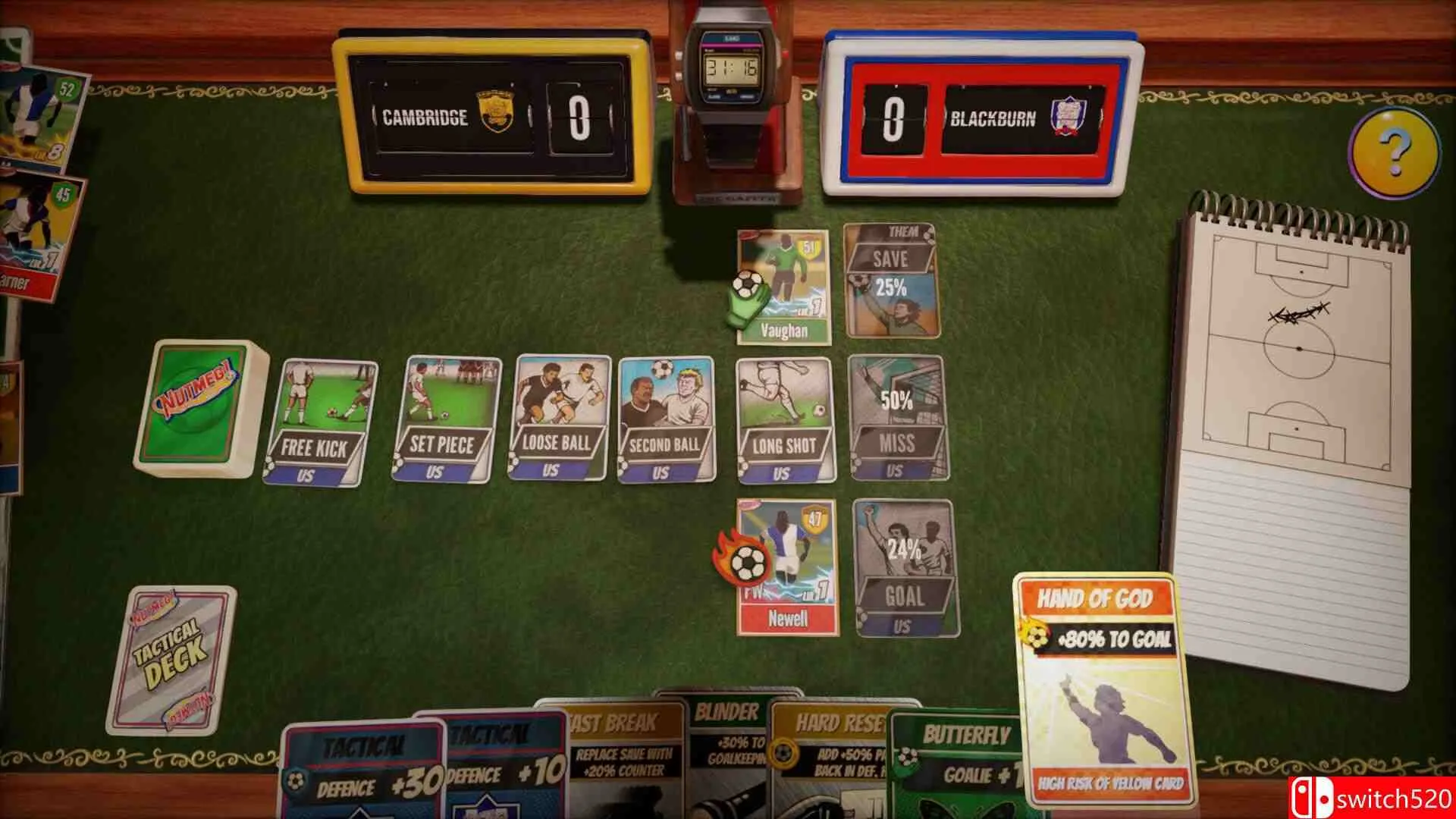 《穿裆过人！怀旧卡组构筑足球经理（NUTMEG! A Nostalgic Deckbuilding FM）》[英文]