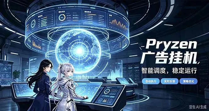 （21102期）Pryzen广告全自动挂机给自己一个交代，门槛低，零基础小白也可以快速上手-梦帆创业网