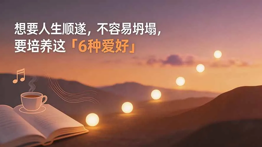 （19638期）付费文章：想要人生顺遂，不容易坍塌，要培养这6种爱好-梦帆创业网