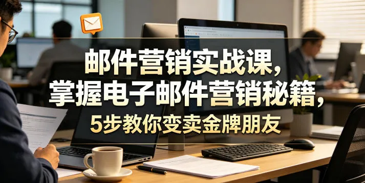 邮件营销实战课，掌握电子邮件营销秘籍，5步教你变卖金牌朋友【原创双语字幕】-梦帆创业网