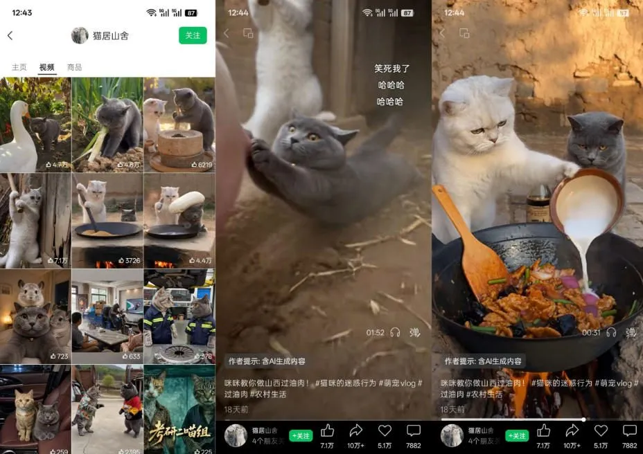 猫咪慢生活短视频教学,AI搞笑萌宠赛道,视频号分成+精选独家+伙伴计划+商单收徒等多种变现方式 猫咪慢生活短视频教学,AI搞笑萌宠赛道,视频号分成+精选独家+伙伴计划+商单收徒等多种变现方式