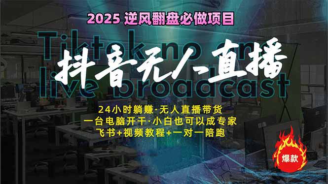 （14539期）抖音无人直播新风口：轻松实现睡后收入，一人管理多设备，24小时不间断…-梦帆创业网
