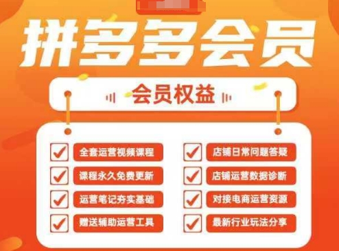2025拼多多运营实战课，40节全流程教学，覆盖拼多多运营全链路-梦帆创业网