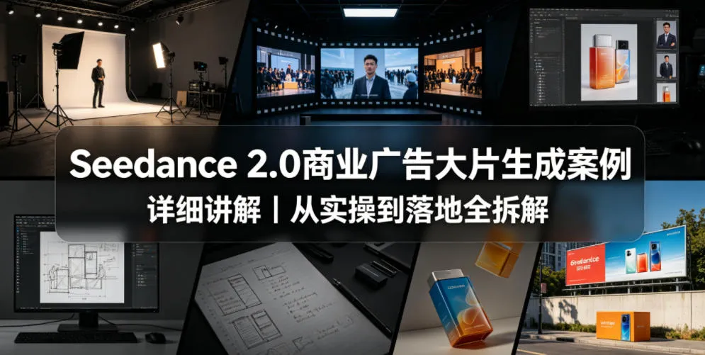 Seedance 2.0商业广告大片生成案例详细讲解|从实操到落地全拆解 Seedance 2.0商业广告大片生成案例详细讲解|从实操到落地全拆解