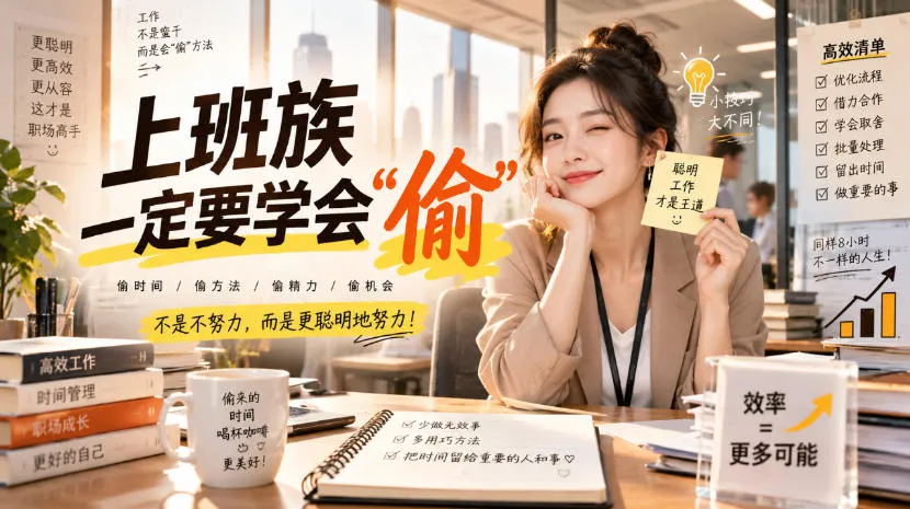 某社群精选付费文：上班族一定要学会“偷“-梦帆创业网