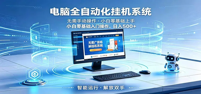 智能广告挂机无需值守，小白上手轻松实现每日增收-梦帆创业网