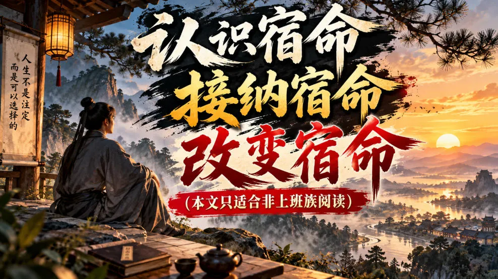 某公众号付费文章：认识宿命，接纳宿命，改变宿命（本文只适合非上班族阅读）-梦帆创业网