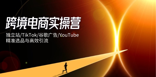 跨境电商实操营：独立站/TikTok/谷歌广告/YouTube，精准选品与高效引流-梦帆创业网