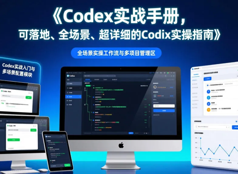 Codex实战手册,可落地、全场景、超详细的Codex实操指南 Codex实战手册,可落地、全场景、超详细的Codex实操指南