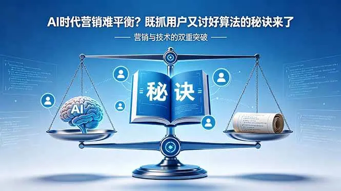 （18600期）AI时代营销难平衡？既抓用户又讨好算法的秘诀来了【原创双语字幕】-梦帆创业网
