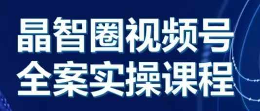 晶姐说直播·视频号全案实操课，从0-1全流程-梦帆创业网