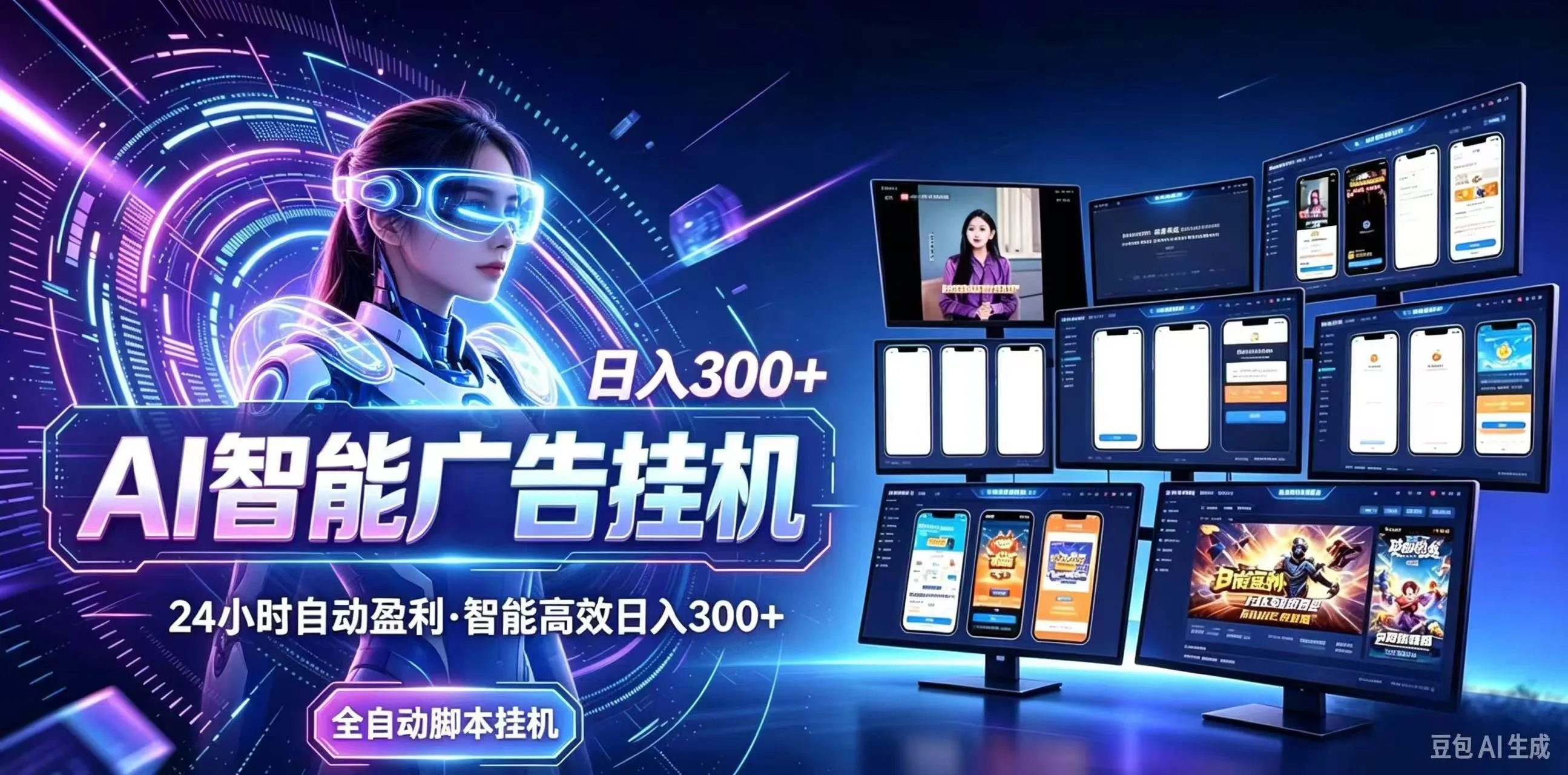 （21068期）24小时AI广告挂机｜在家就能做的被动副业-梦帆创业网