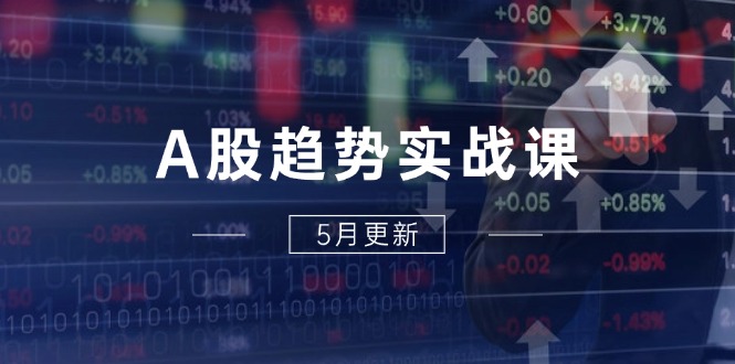 A股趋势实战课：主力动向+政策红利，2025全年策略5月更新-梦帆创业网