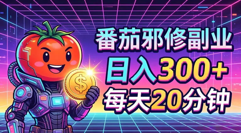 番茄小说撸金，日入300+，每天20分钟！五一必看，独家项目，副业小白友好，超级简单【揭秘】-梦帆创业网